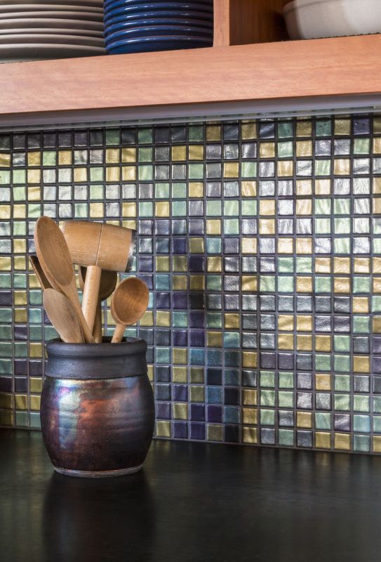 Vibrant Tile Backsplash